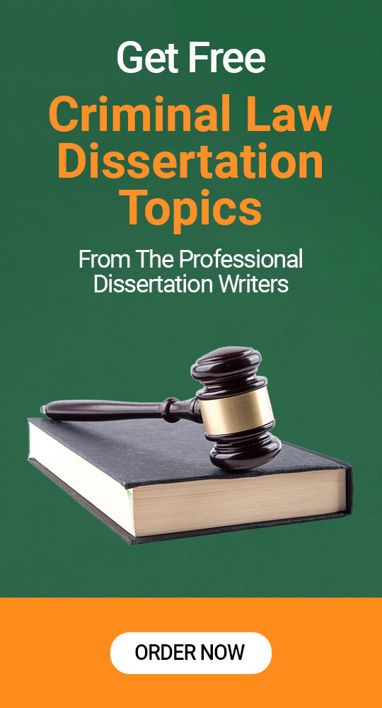 criminal dissertation titles